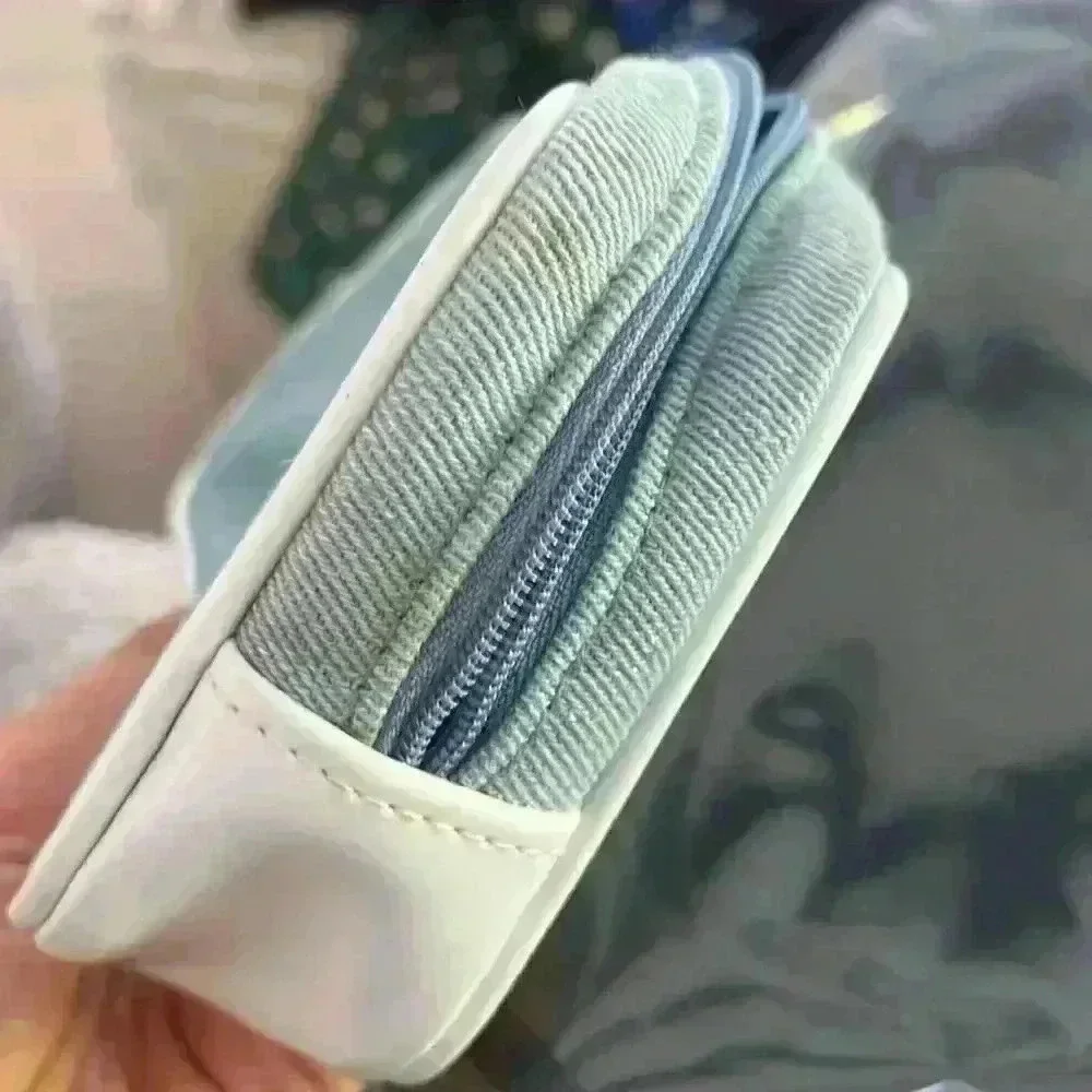Dior Gray and White Cosmetic Pouch